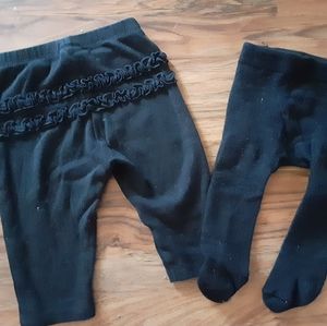 Baby Girl Black Pants